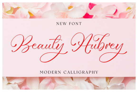 Beauty Aubrey: A Font That Elevates Brand Identity