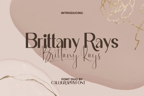 Brittany Rays Duo: A Versatile Font for Campaign Creativity