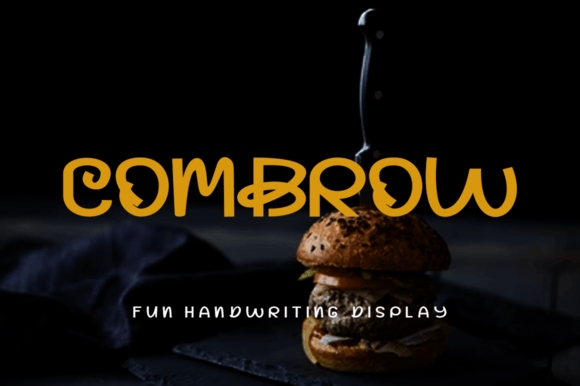Combrow Font for Modern Branding Projects