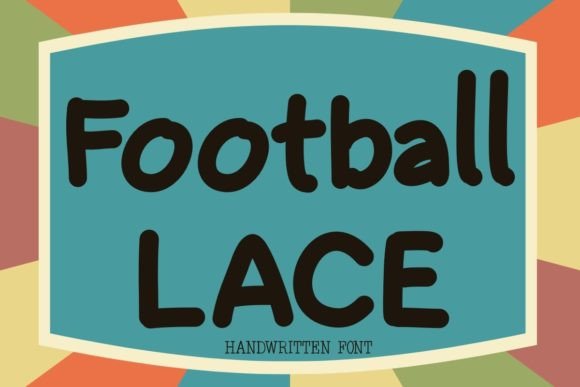 Football Lace Font for Web Design Projects