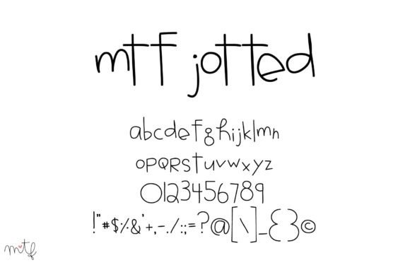 Jotted: A Charming Handwritten Font for Creative Makers
