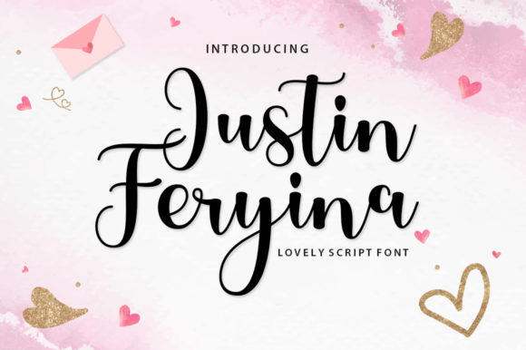 Justin Feryina: A Delicate Script Font for Digital Elegance