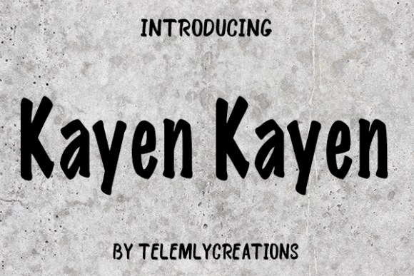 Kayen Kayen: A Handwritten Font for Digital Branding