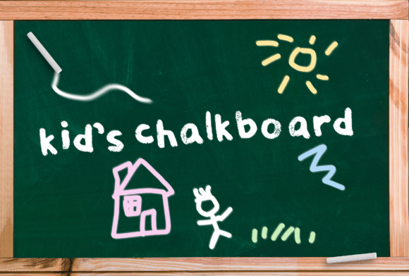 Kids Chalkboard Font for Web Design