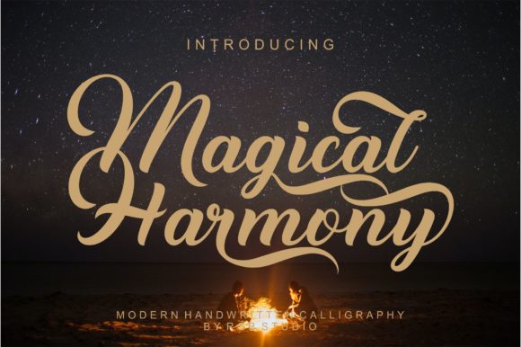 Magical Harmony: A Handwritten Font for Editorial Elegance