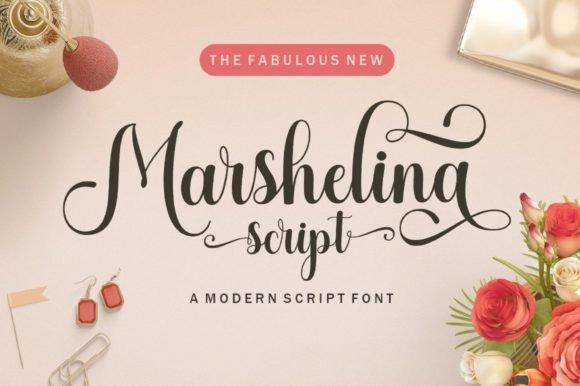 Marshelina: A Luxurious Script Font for Modern Web Design
