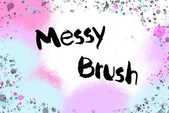 Messy Brush Font Review for Branding Projects