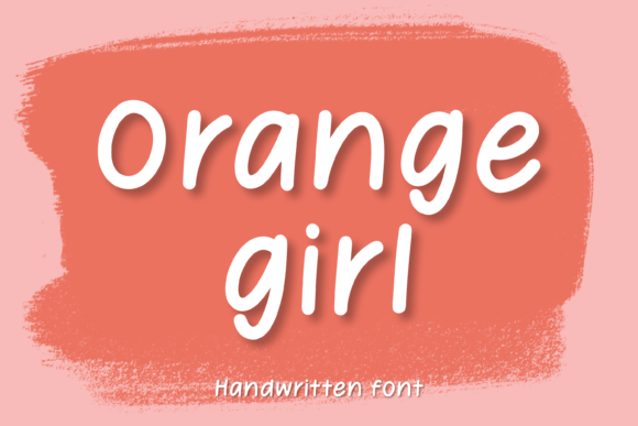 Orange Girl Font for Eye-Catching Brand Content