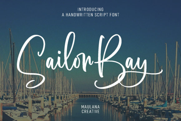 Sailor Bay: A Script Font for Editorial Elegance