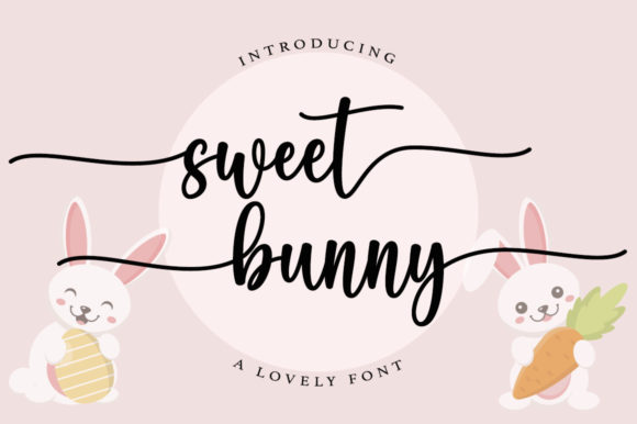 Sweet Bunny Script Font for Editorial Design