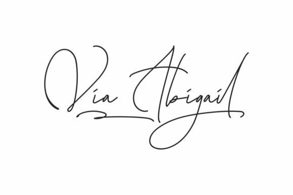 Via Abigail: A Handwritten Font for Digital Branding
