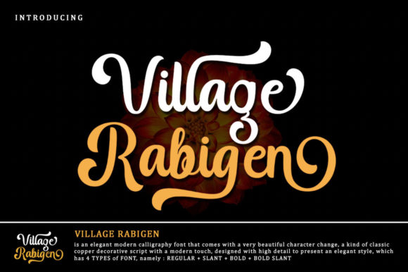 Village Rabigen Font for Professional Branding