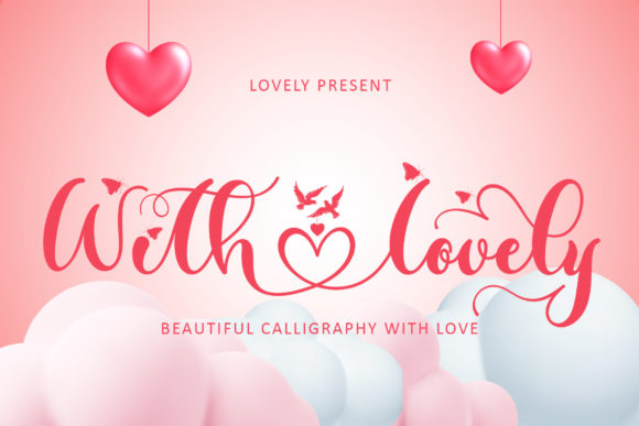 With Lovely Script Font for Handmade Creations